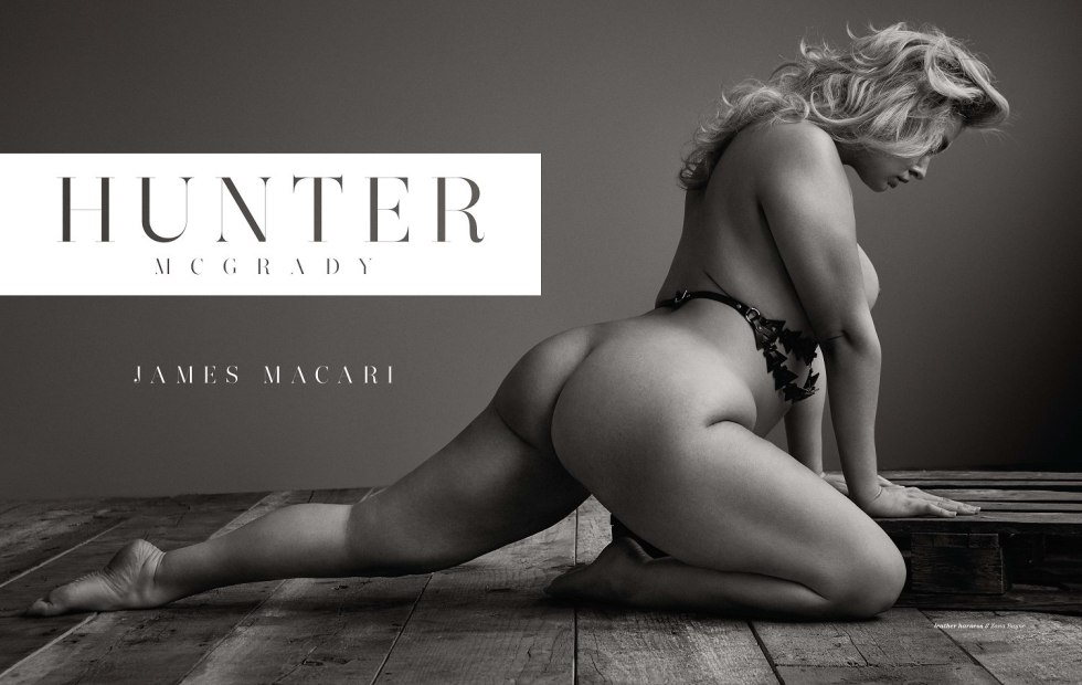 Model plus siza Hunter McGred naked