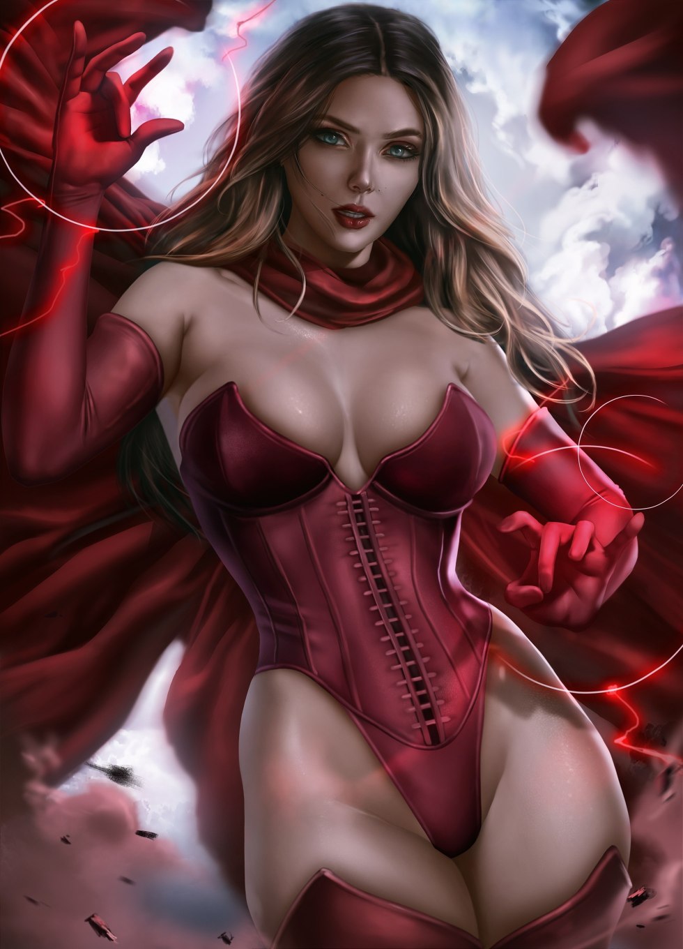 Elizabeth Olsen +18 Scarlet Witch