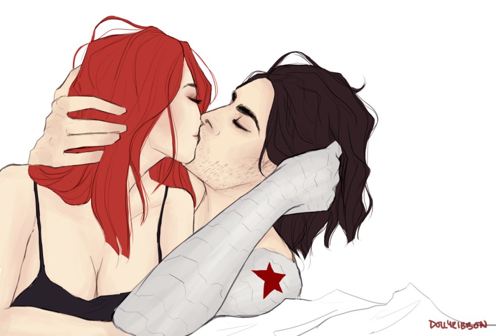 Winter soldier and Natasha Romanoff