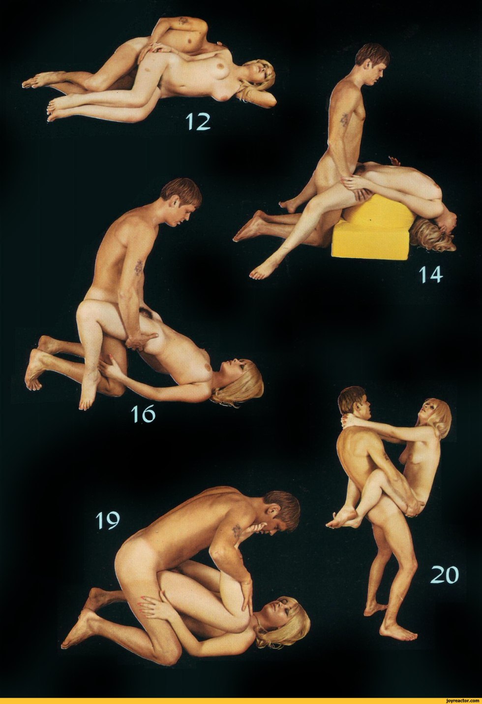 Erotic poses by numbers
