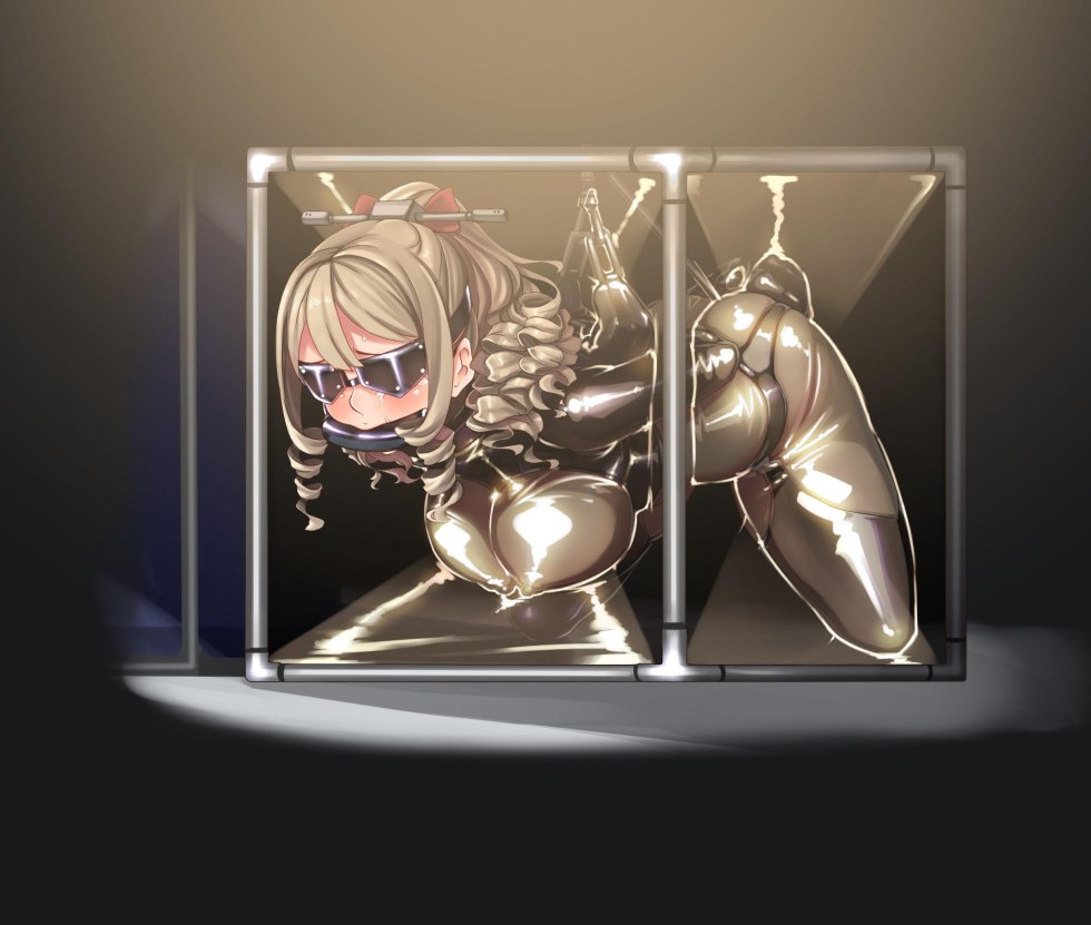 Anime hentai vacuum bed