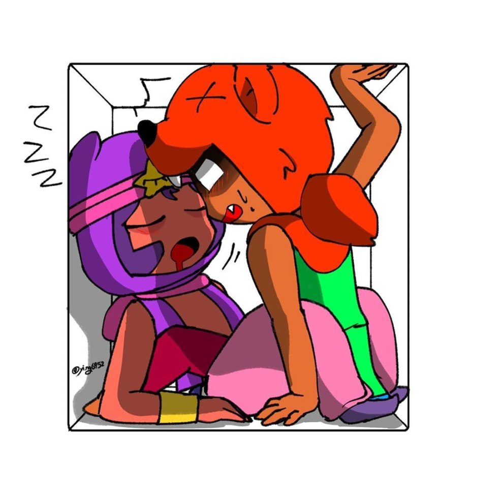 XXX Bravl Stars Sandy and Tara and Leon