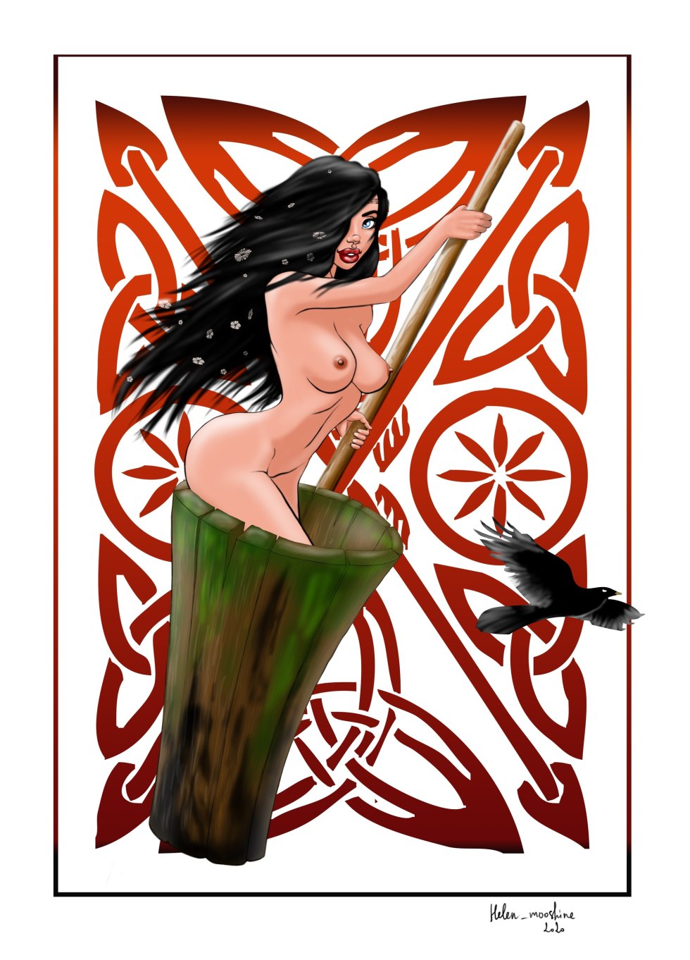 Baba Yaga Erotic art