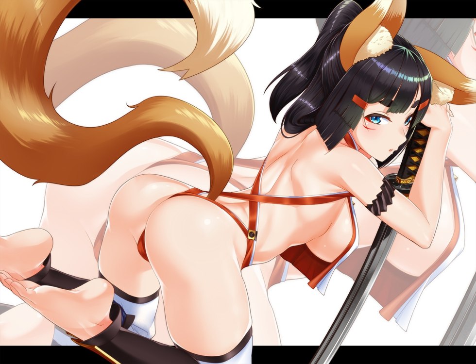 Hentai nobody kitsune fox bdsm