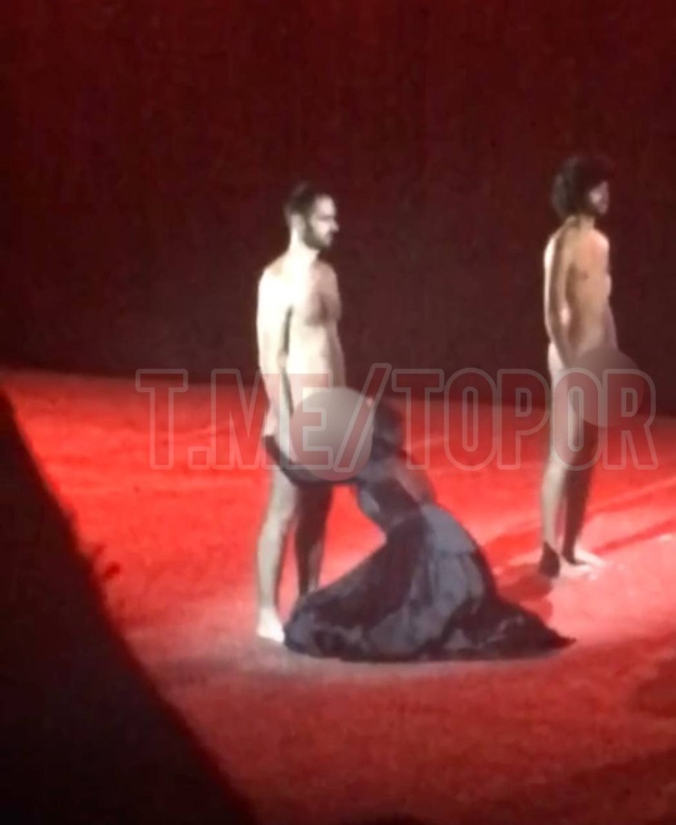 Erotic productions in the theater