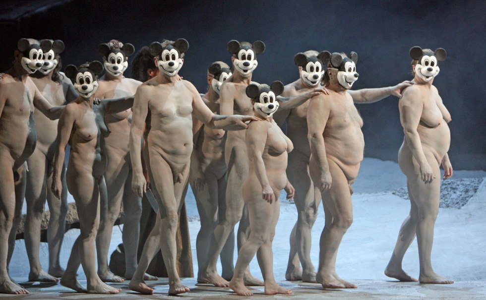 Naked theatrical productions