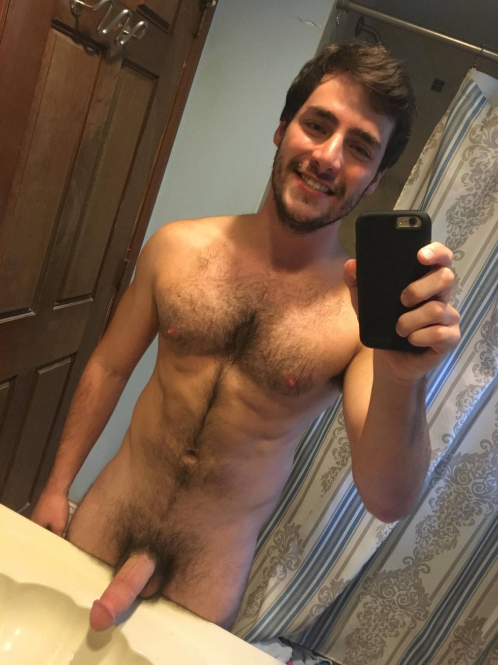 Young hairy member of the selfie