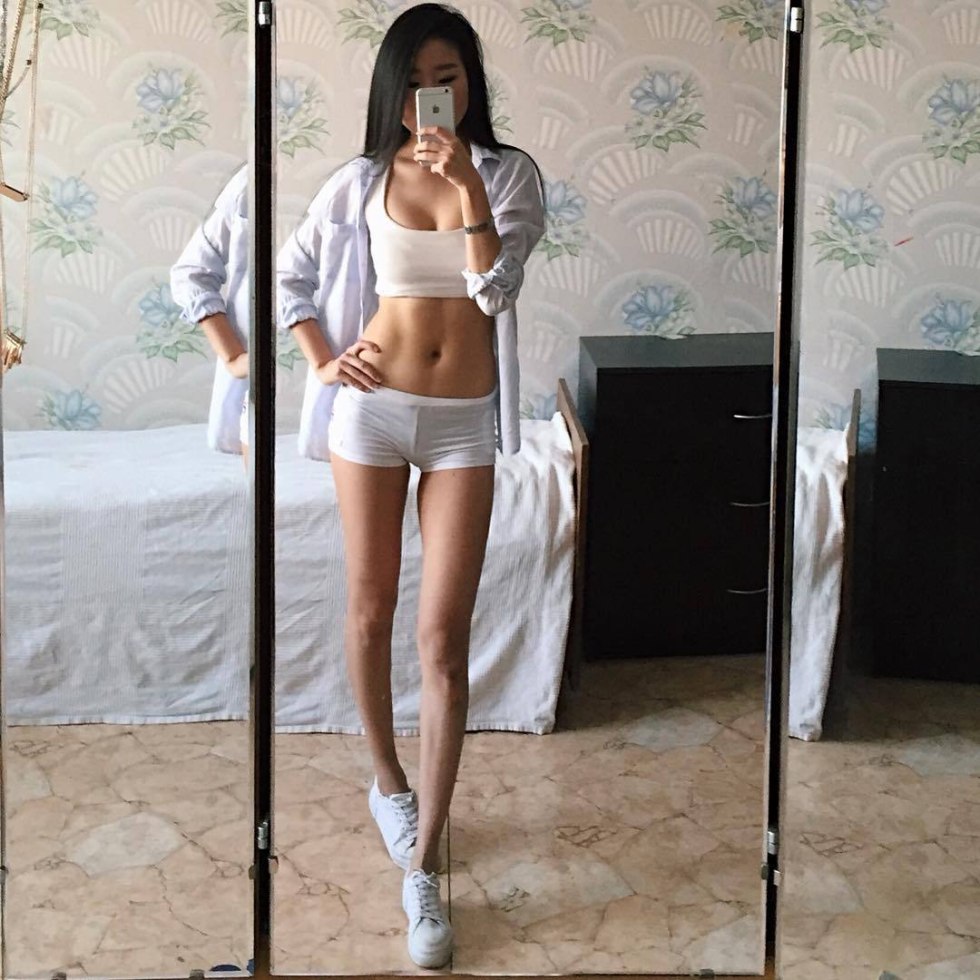 Beautiful Yakutka with a figure