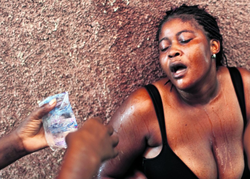 Rachel Pelissier Haiti boobs