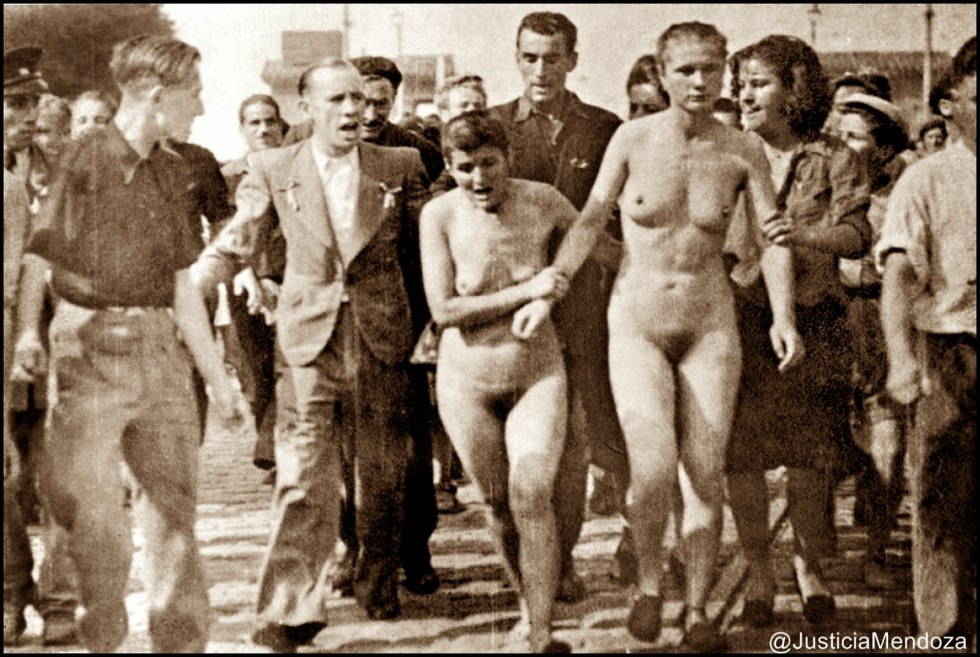 Naked women in German camps