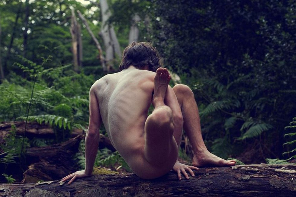 Beautiful naked guys in nature