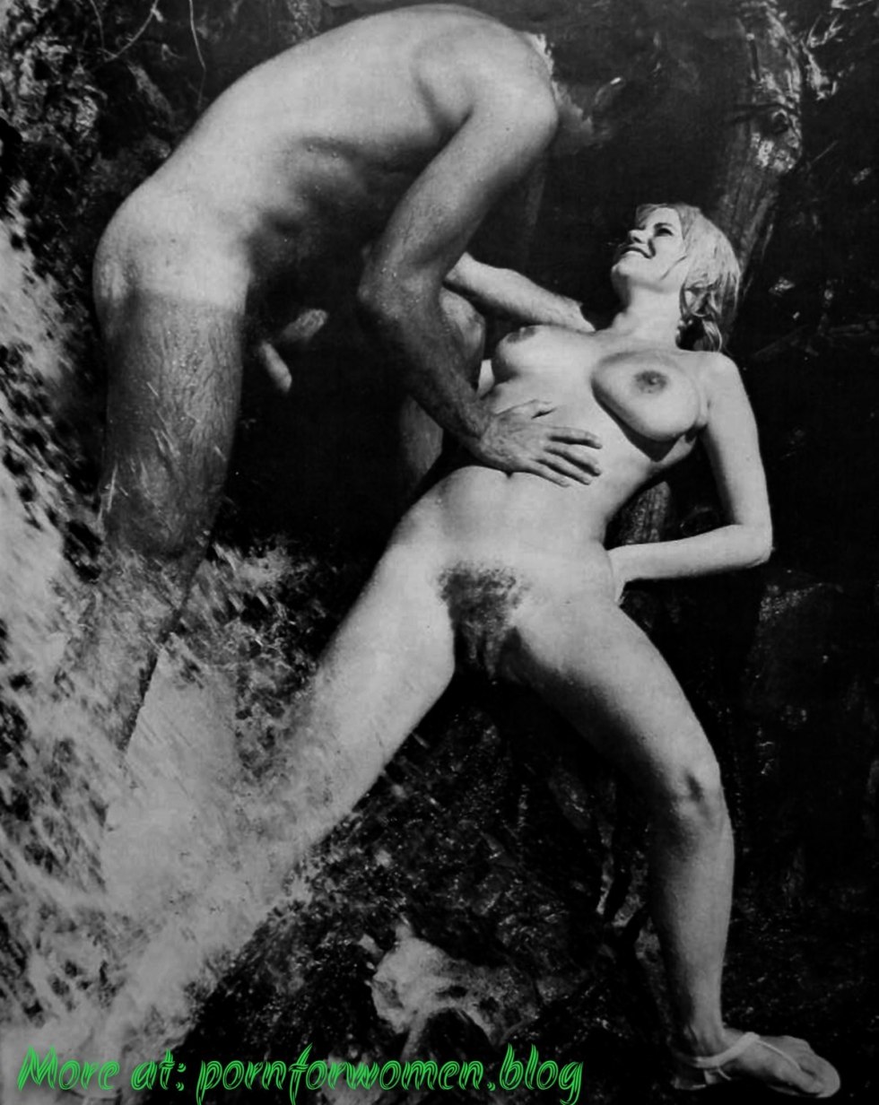 Porn movie in nature retro