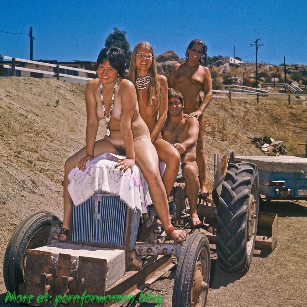 Retro hippie pornography