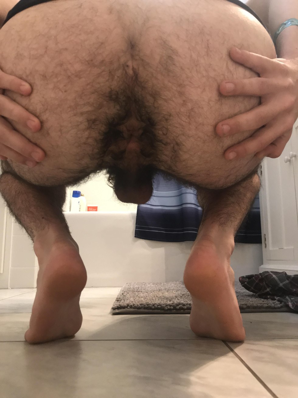 Hairy ass guys
