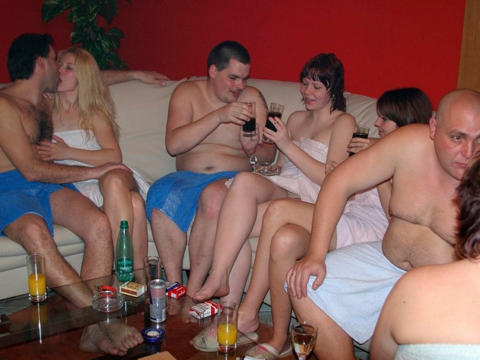 Party of Russian swingers