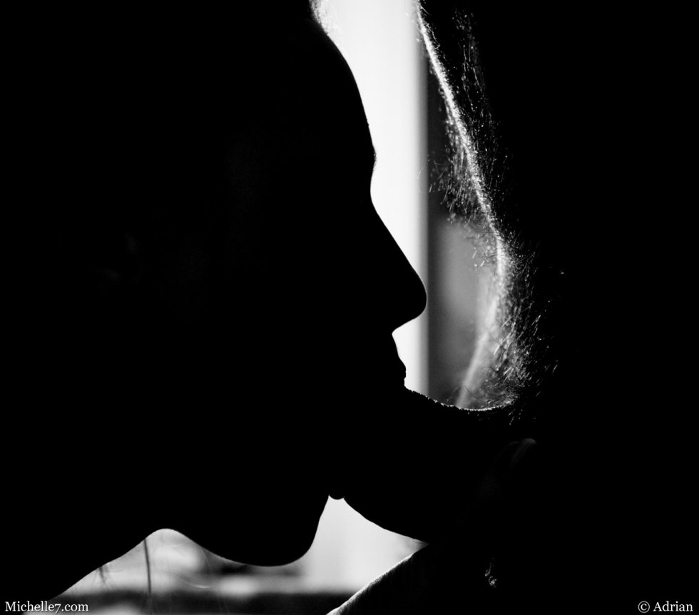 Blowjob is beautifully black white