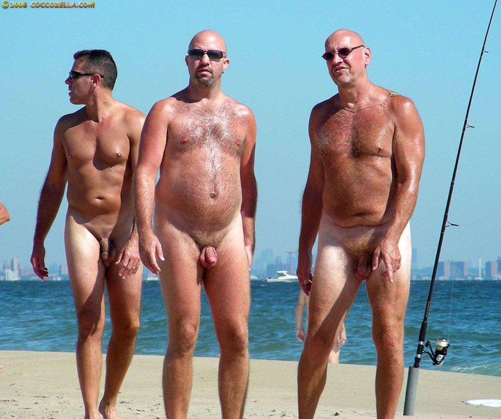 Nudist male beach