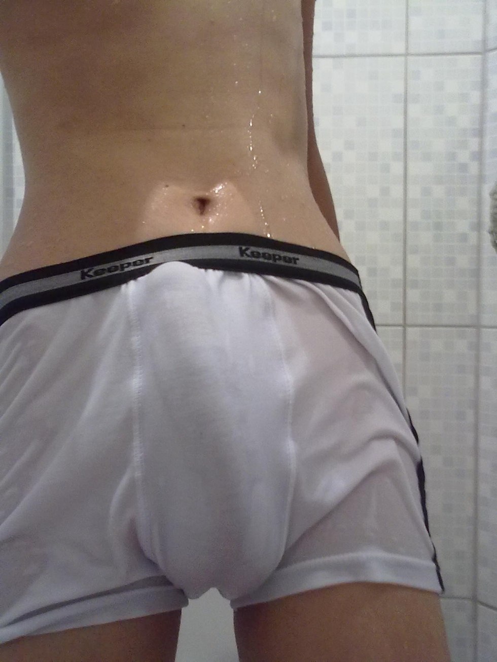 Homemade man in shorts