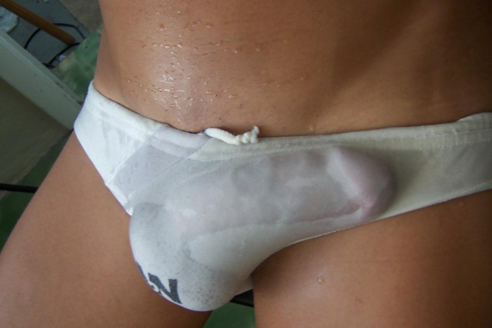 Male dick in women's panties
