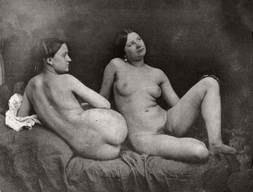 Naked women the end of the 19th century