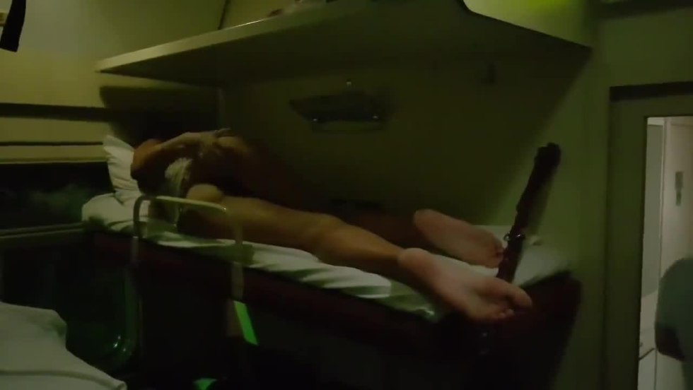 Hidden masturbation on the train