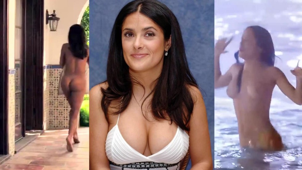 Salma Hayek in his youth boobs