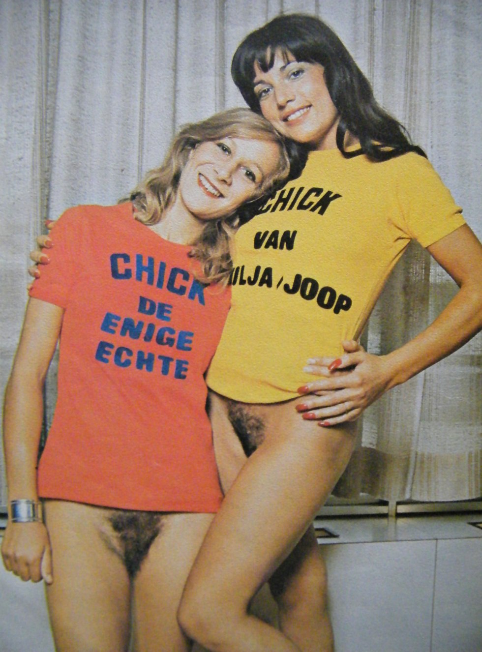 Women without the bottom of retro