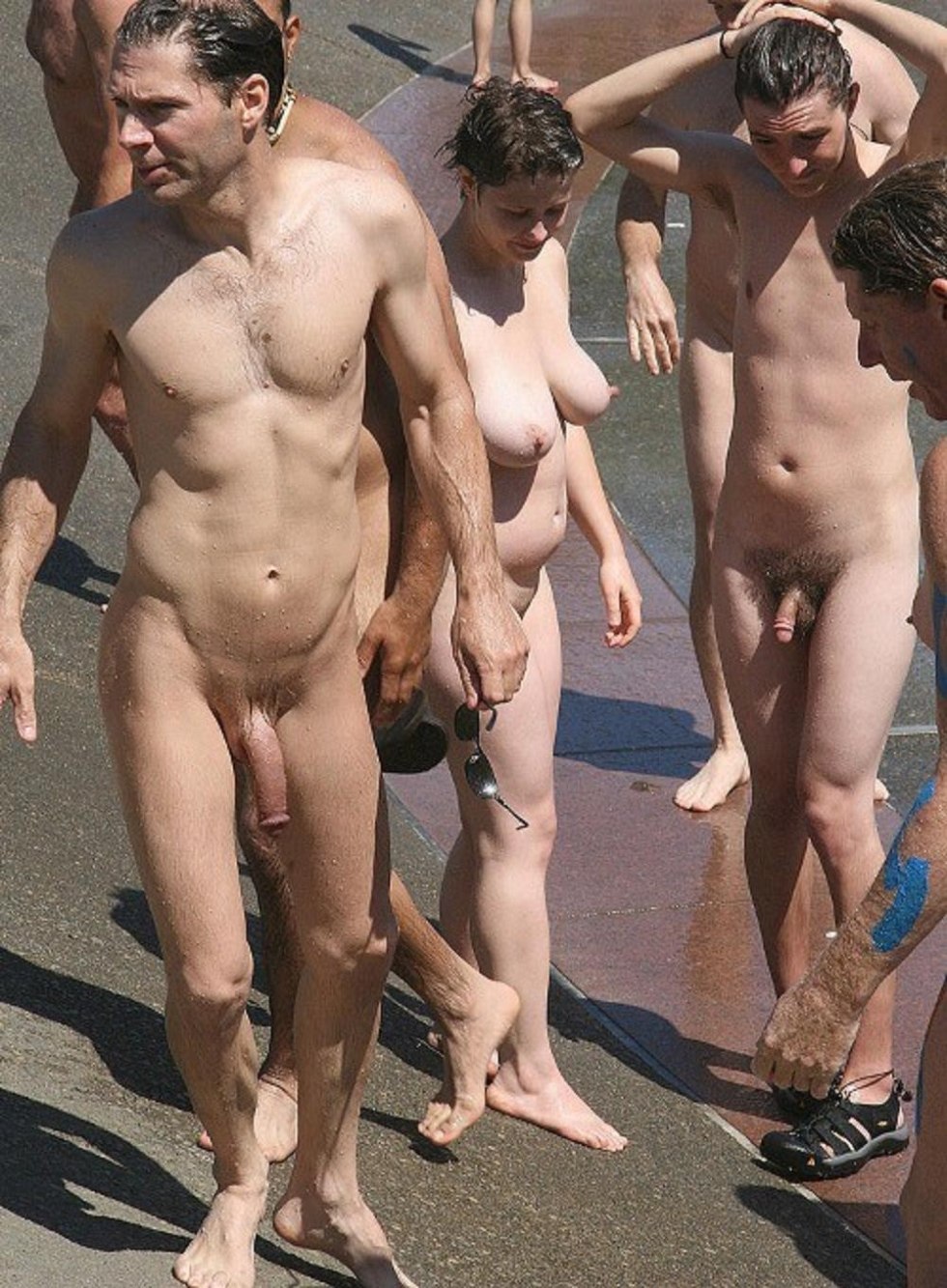 I got up on the beach