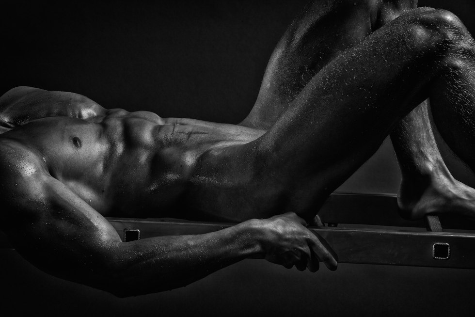 Photographer Campbell work men's nude