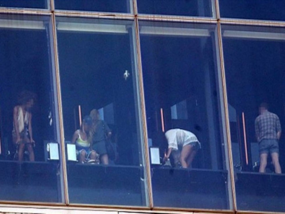 You can see the window