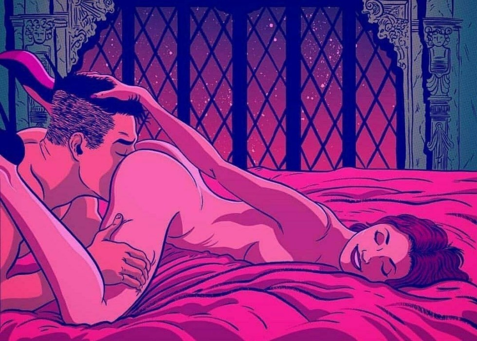 Cunnilingus illustration