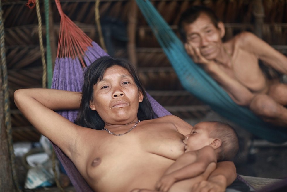 Yanomams girls boobs