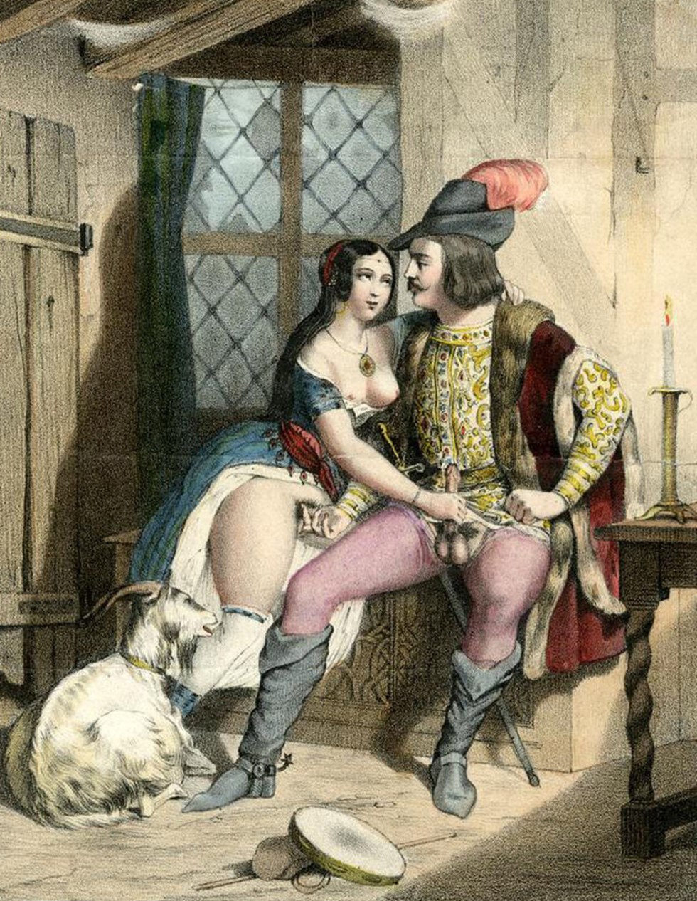 Pornographic painting of the 17th century