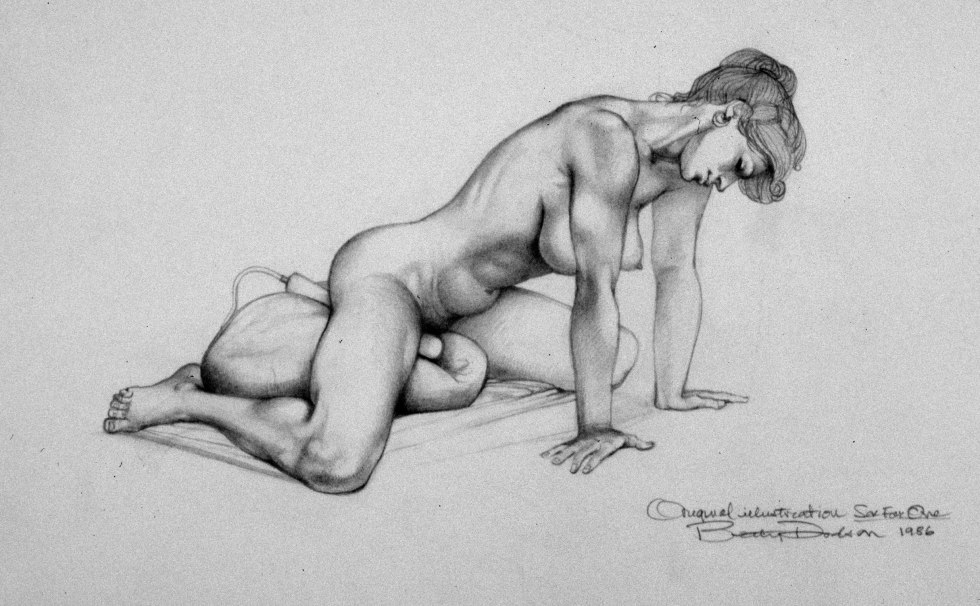 Erotic drawings Pose 69