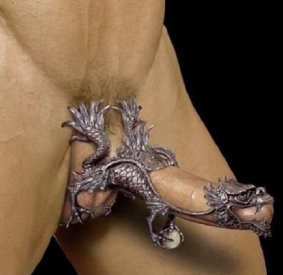 Men's erotic tattoos