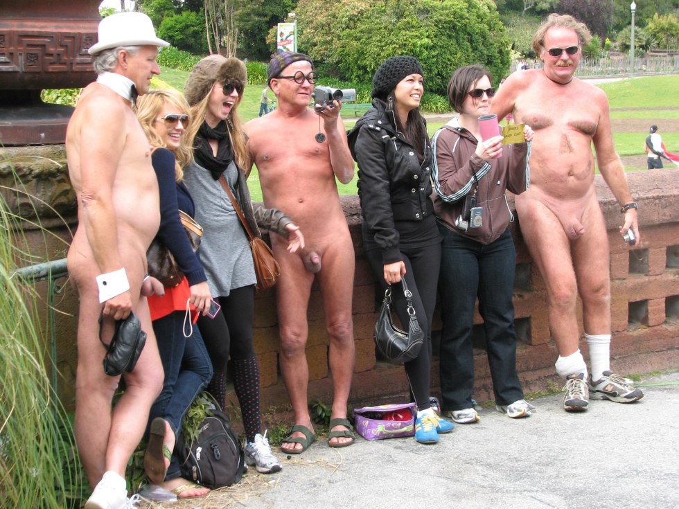 Naked guys dressed women