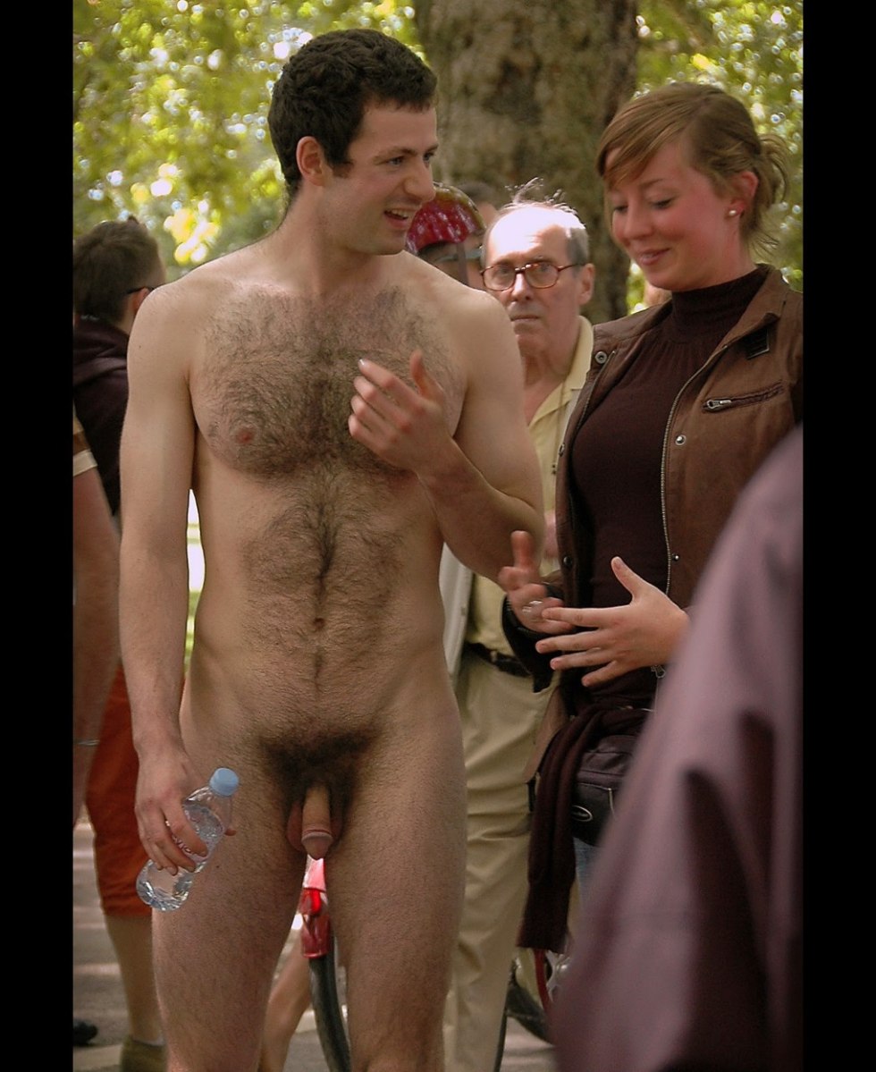 Naked men dressed women