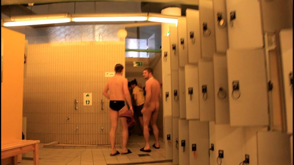 Video camera in men's locker room