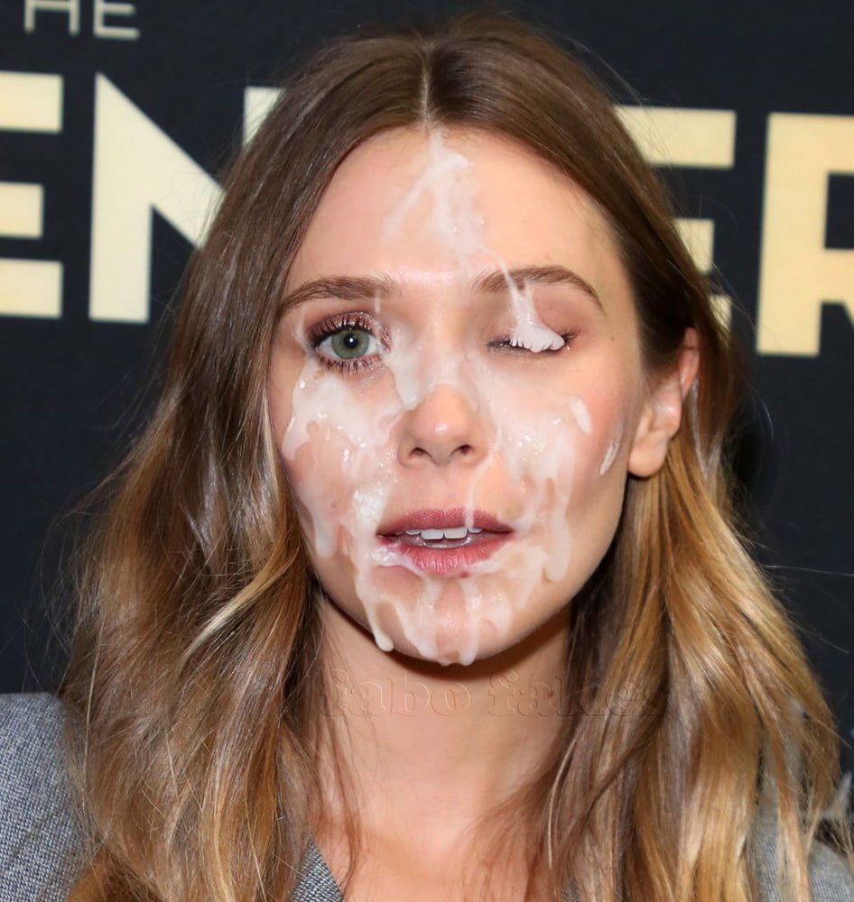 Elizabeth Olsen Anya Olsen Cumshot