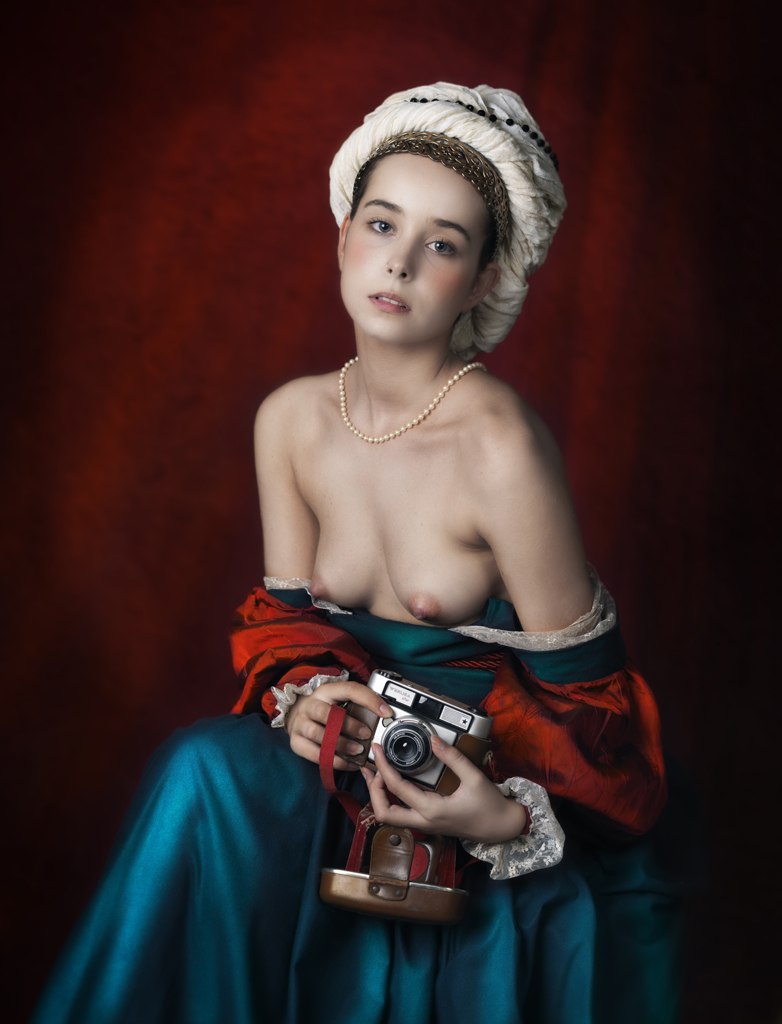 Film portrait of nude