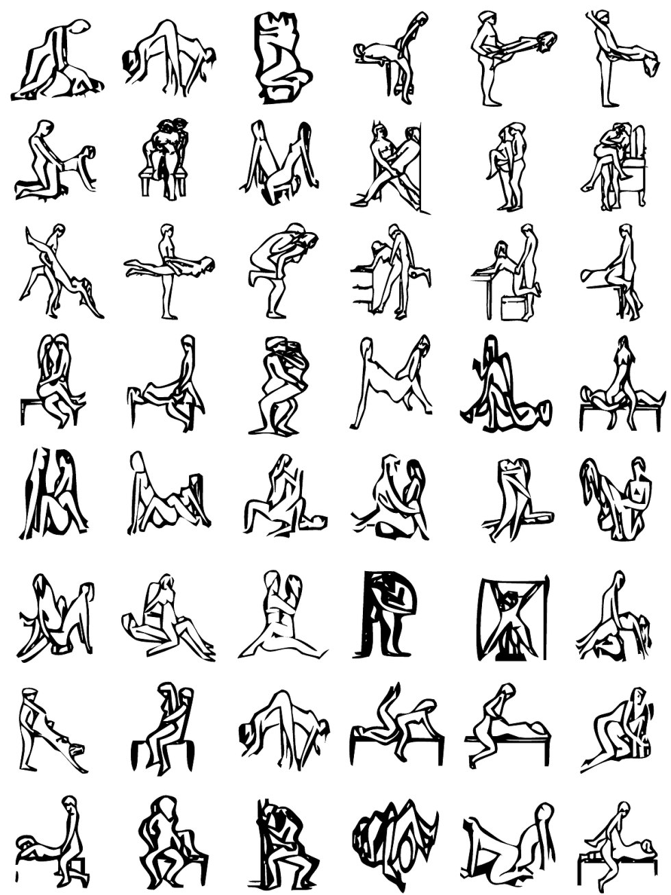 Various erotic poses