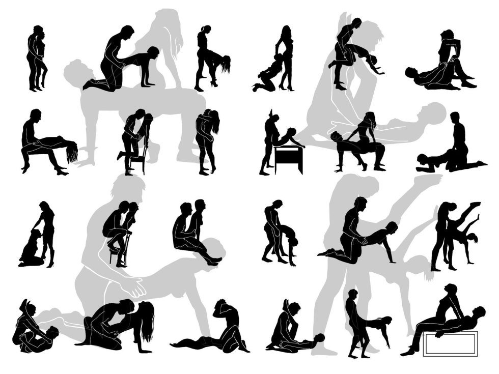 Interesting poses of kamasuters