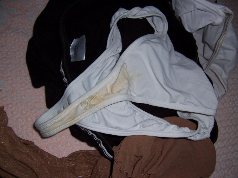 Women's panties worn