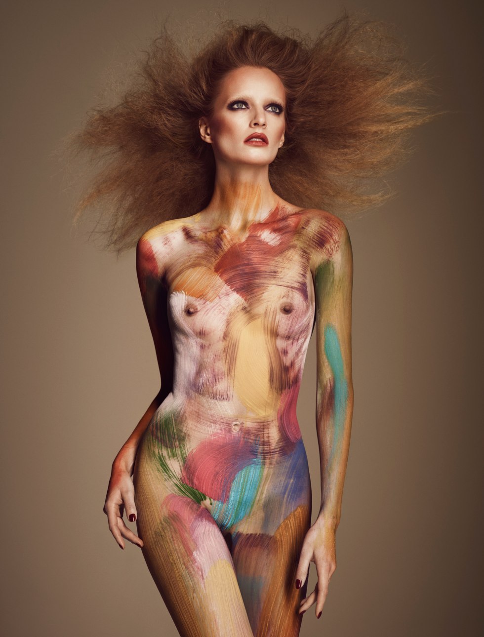 Amber Valletta Naked in the film