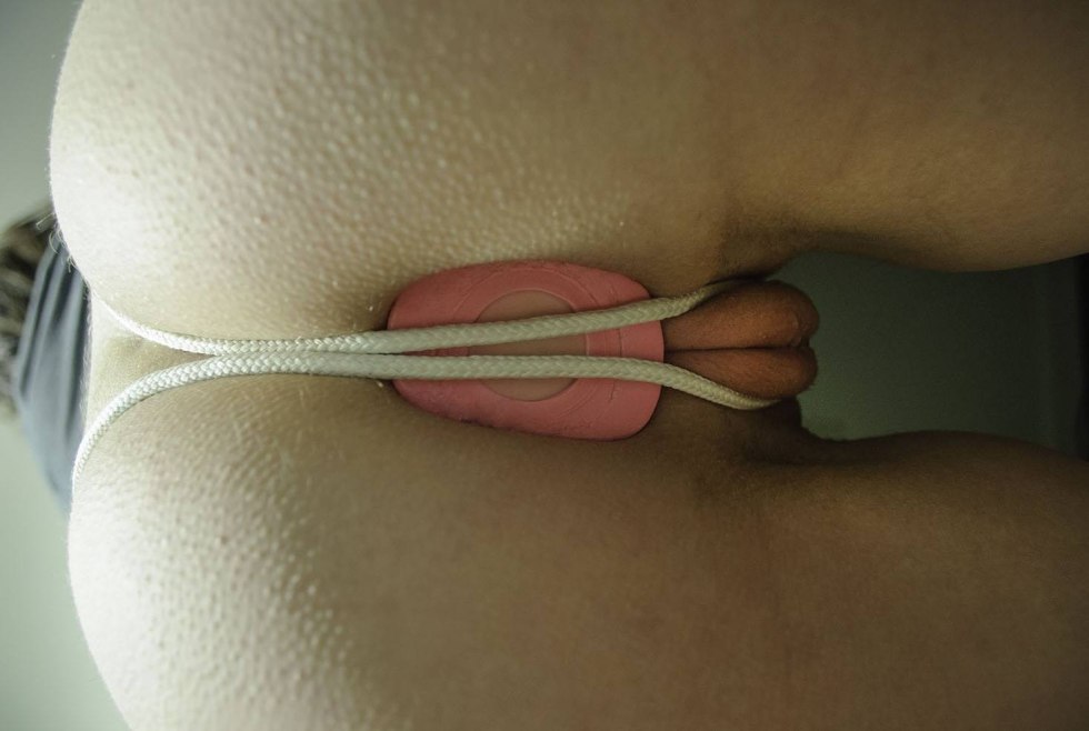 Tightly stretched panties