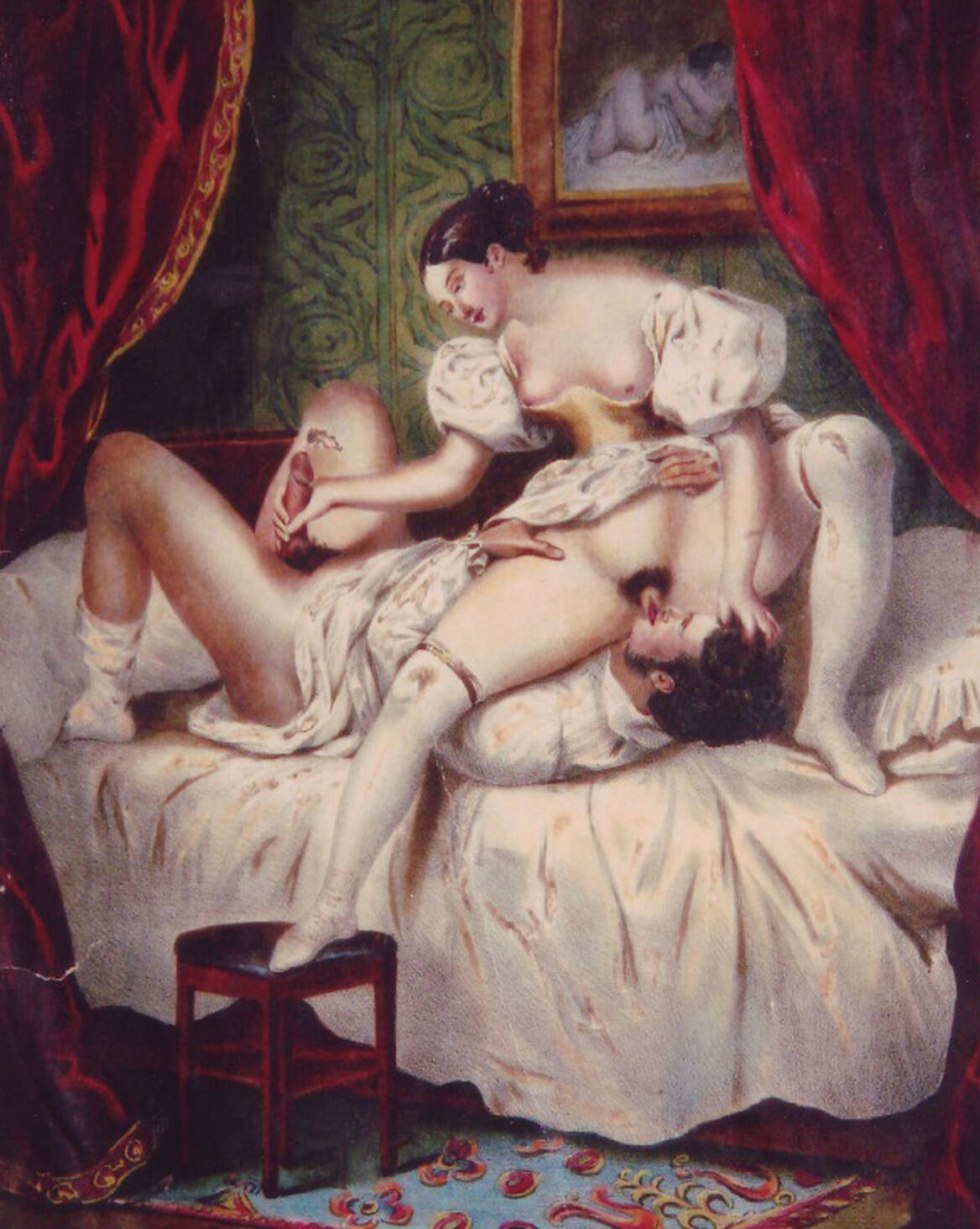 Erotic paintings of 17-19 centuries