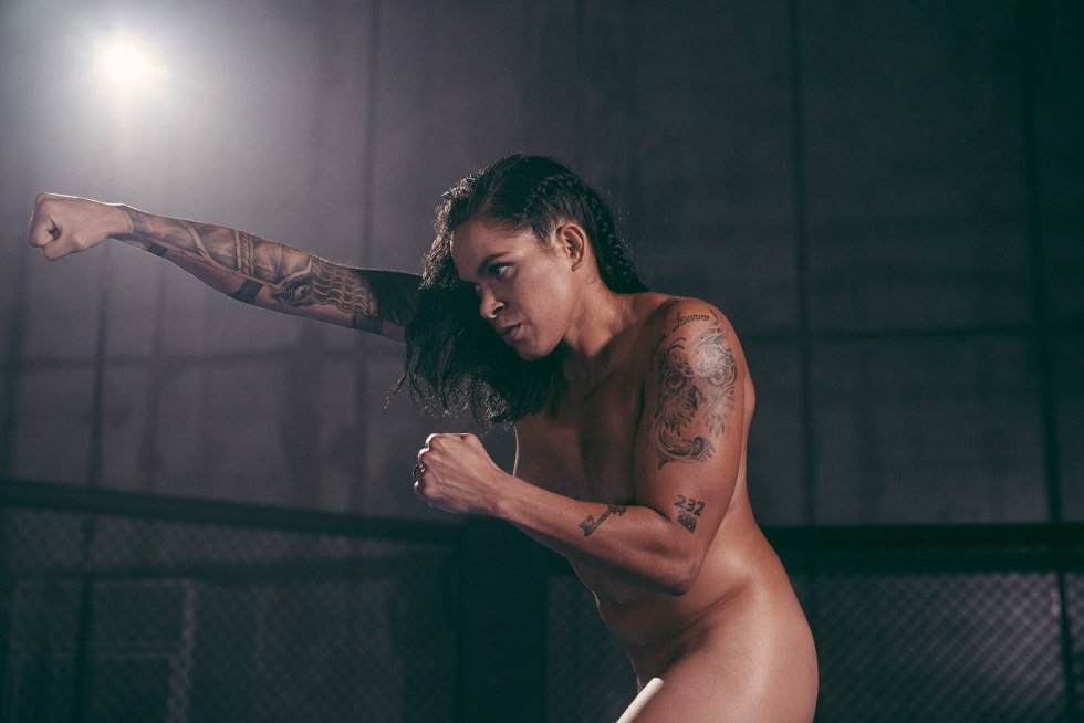 UFC fighter Amanda Nunez naked
