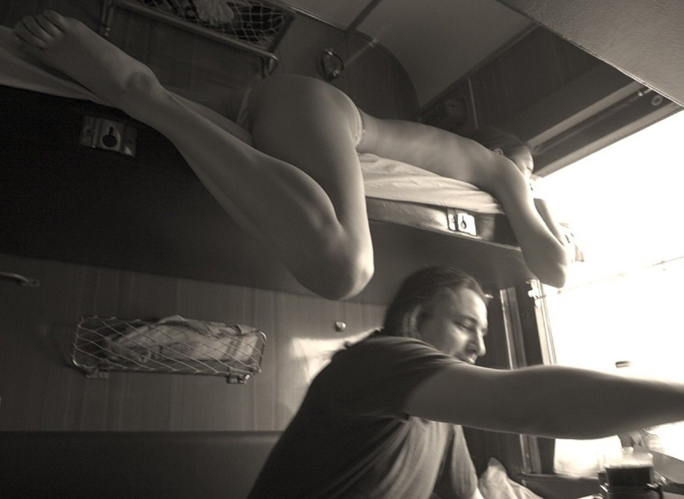 Kiselev Pavel on the Nude train