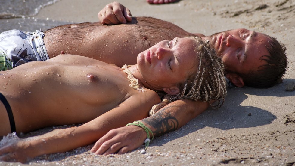 Kazantip Nudist beach