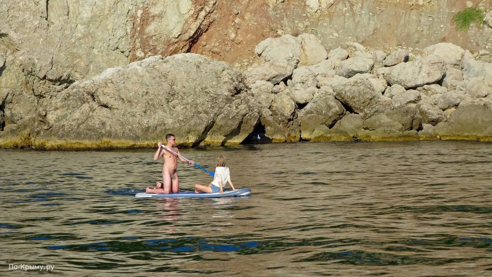 Nudists in Sudak